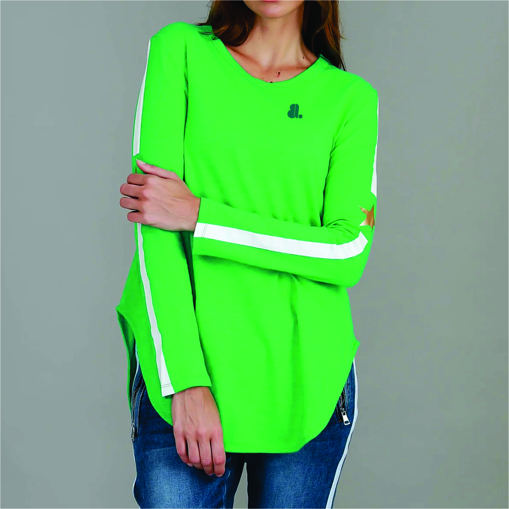 Women Long Sleeve Longline T-Shirts