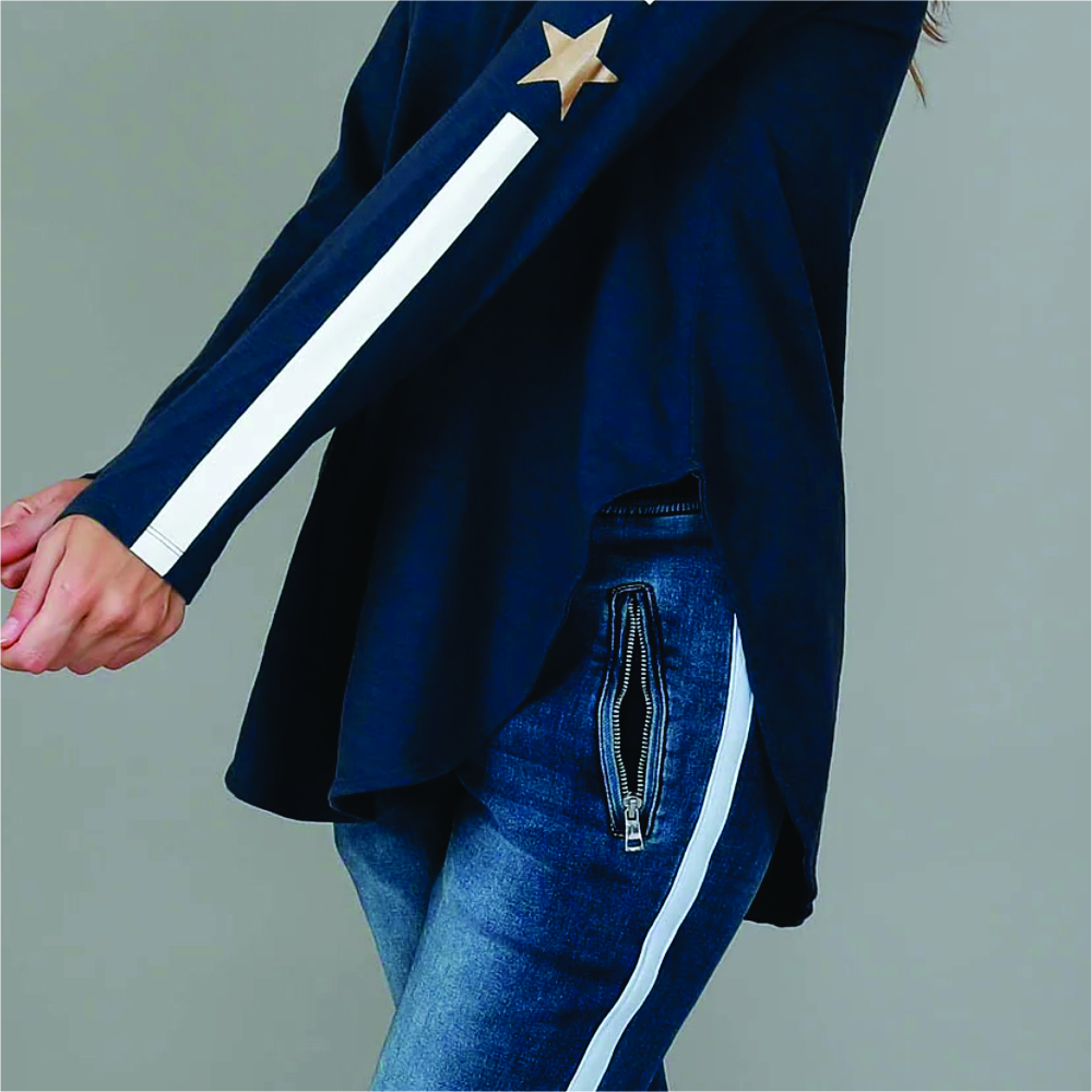 Women Long Sleeve Longline T-Shirts - Image 5