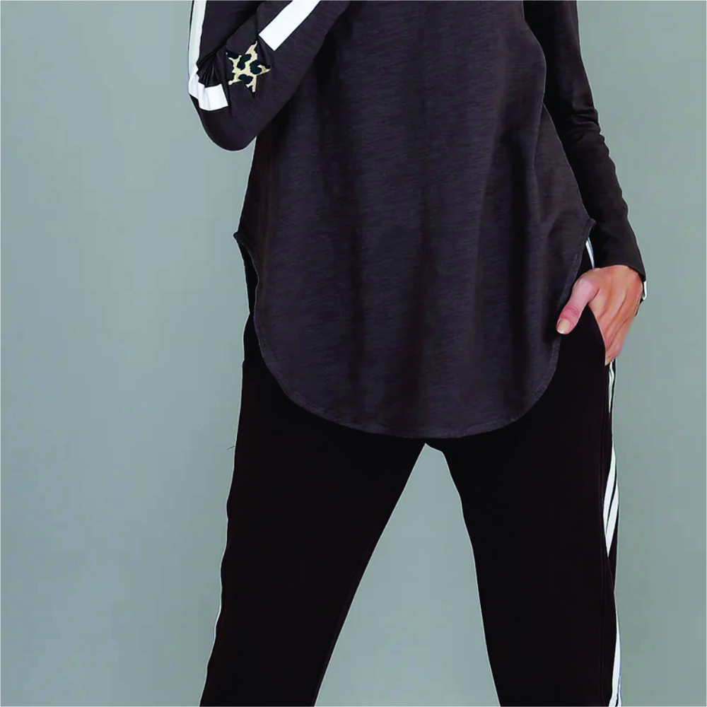 Women Long Sleeve Longline T-Shirts - Image 5