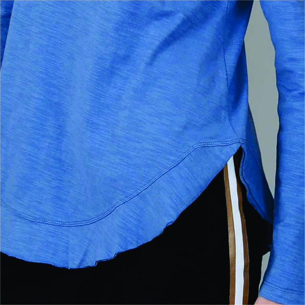 Women Long Sleeve Longline T-Shirts - Image 5