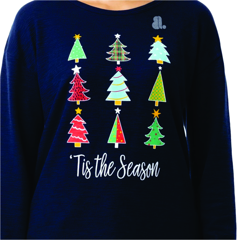 Women Long Sleeve Graphic T-Shirts - Image 5