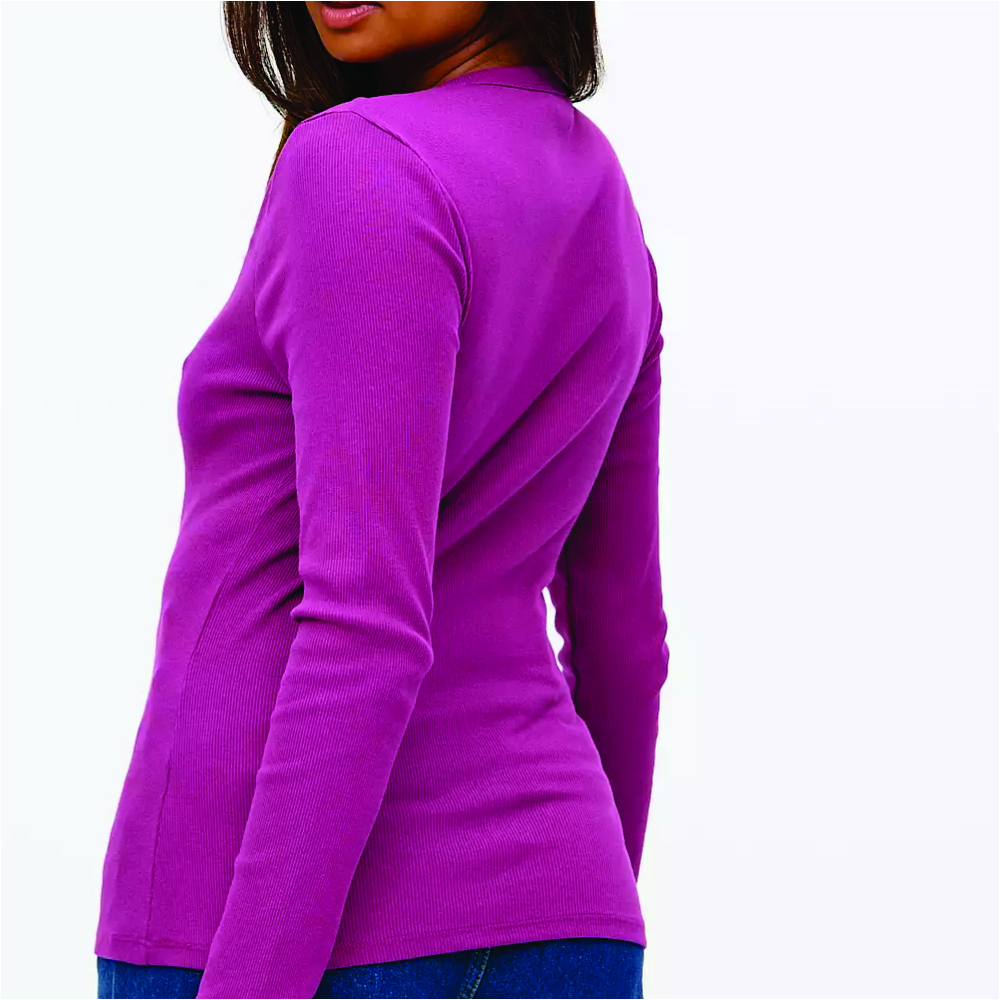 Women Long Sleeve Round Neck T-Shirts - Image 5