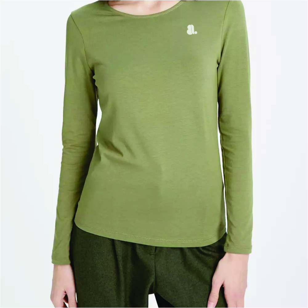Women Long Sleeve Round Neck T-Shirts