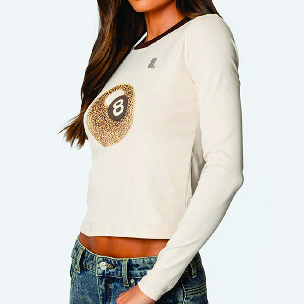 Women Long Sleeve Graphic T-Shirts - Image 6