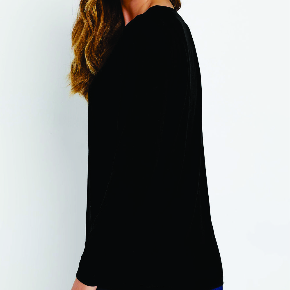 Women Long Sleeve V-Neck T-Shirts - Image 4