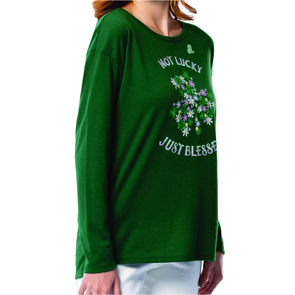 Women Long Sleeve Graphic T-Shirts - Image 3