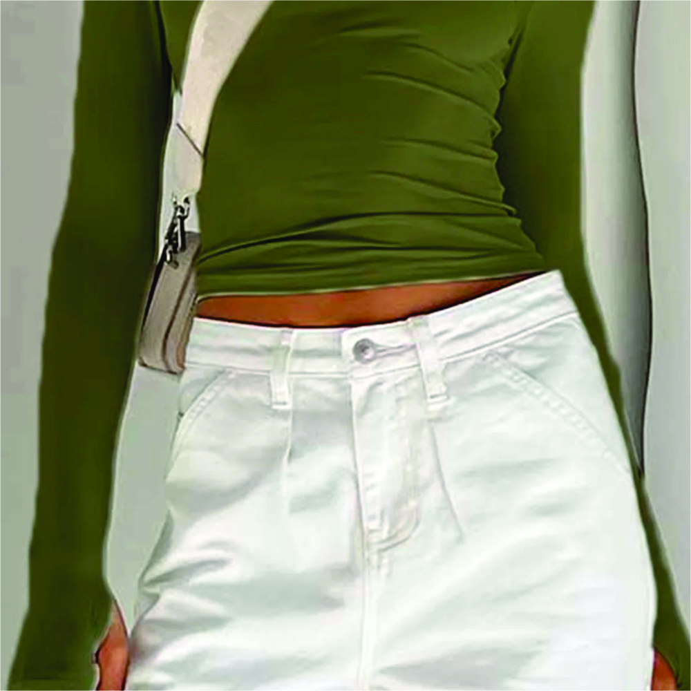 Women Long Sleeve Crop Top T-Shirts - Image 7