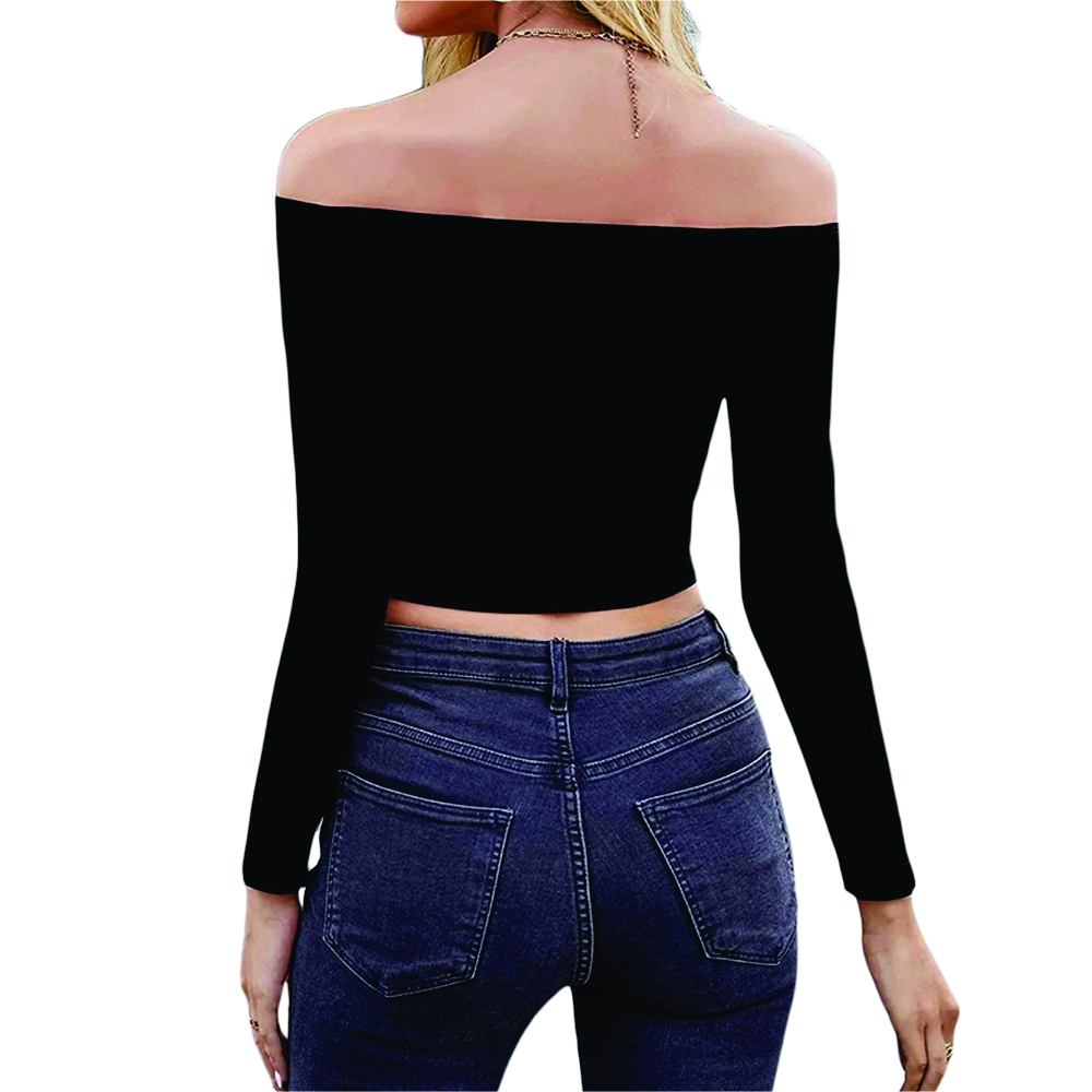 Women Long Sleeve Scoop Neck T-Shirts - Image 6