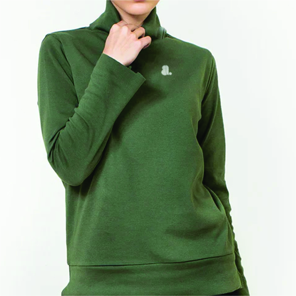 Women Long Sleeve Turtle Neck T-Shirts