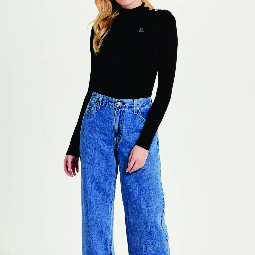 Women Long Sleeve Turtle Neck T-Shirts