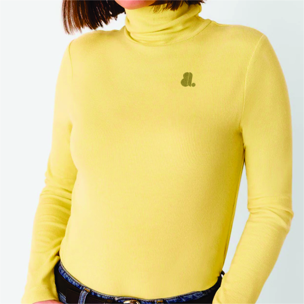 Women Long Sleeve Turtle Neck T-Shirts
