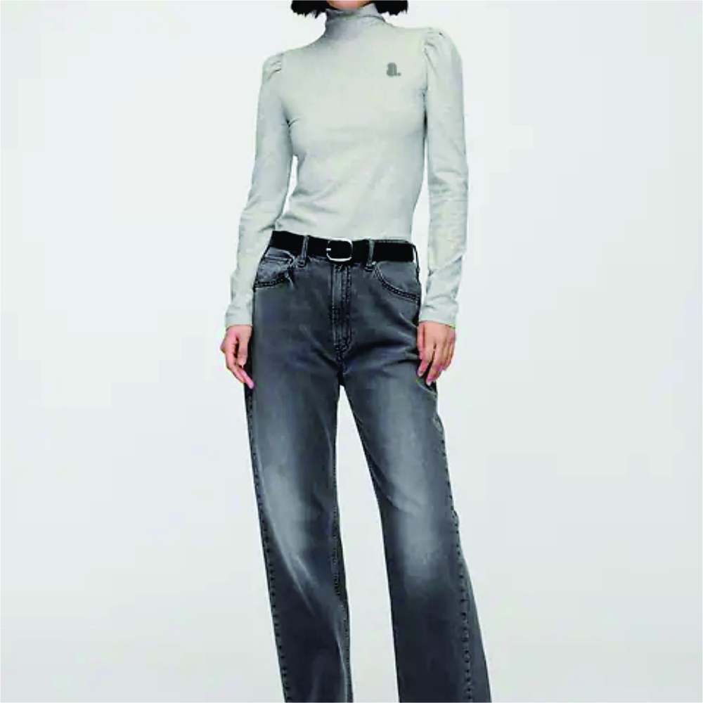 Women Long Sleeve Turtle Neck T-Shirts