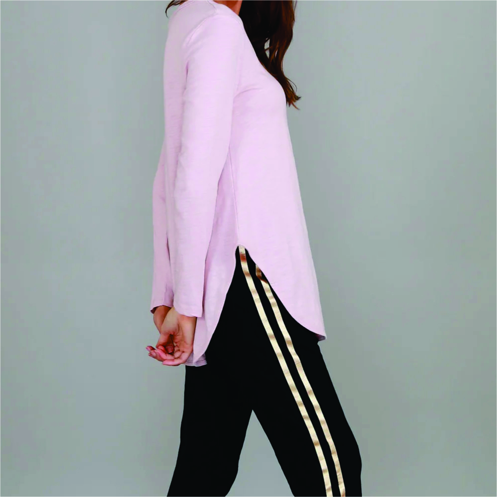 Women Long Sleeve Longline T-Shirts - Image 3