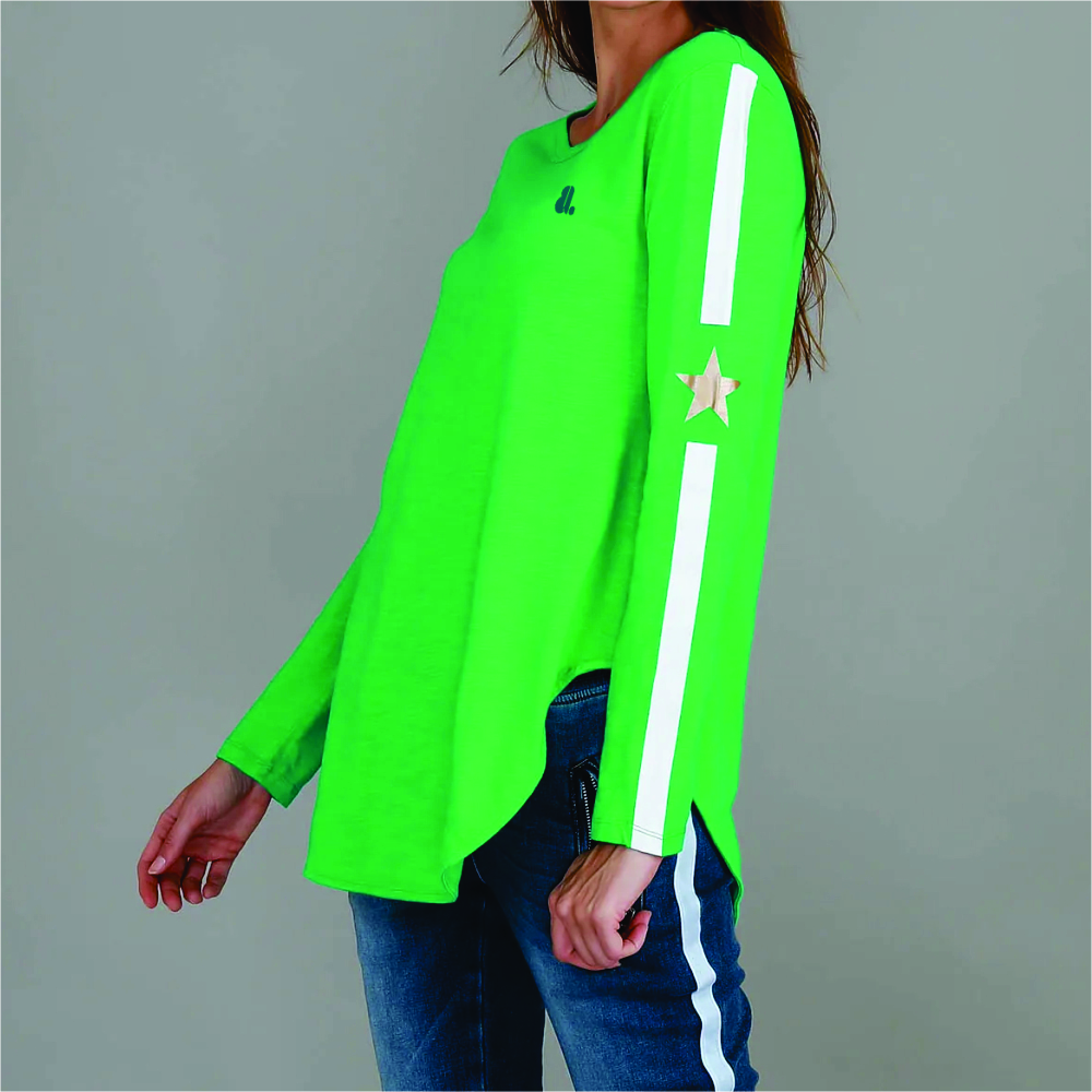 Women Long Sleeve Longline T-Shirts - Image 3