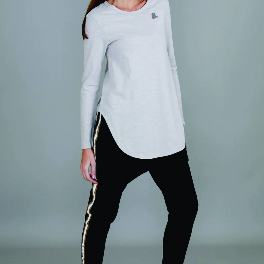 Women Long Sleeve Longline T-Shirts - Image 3