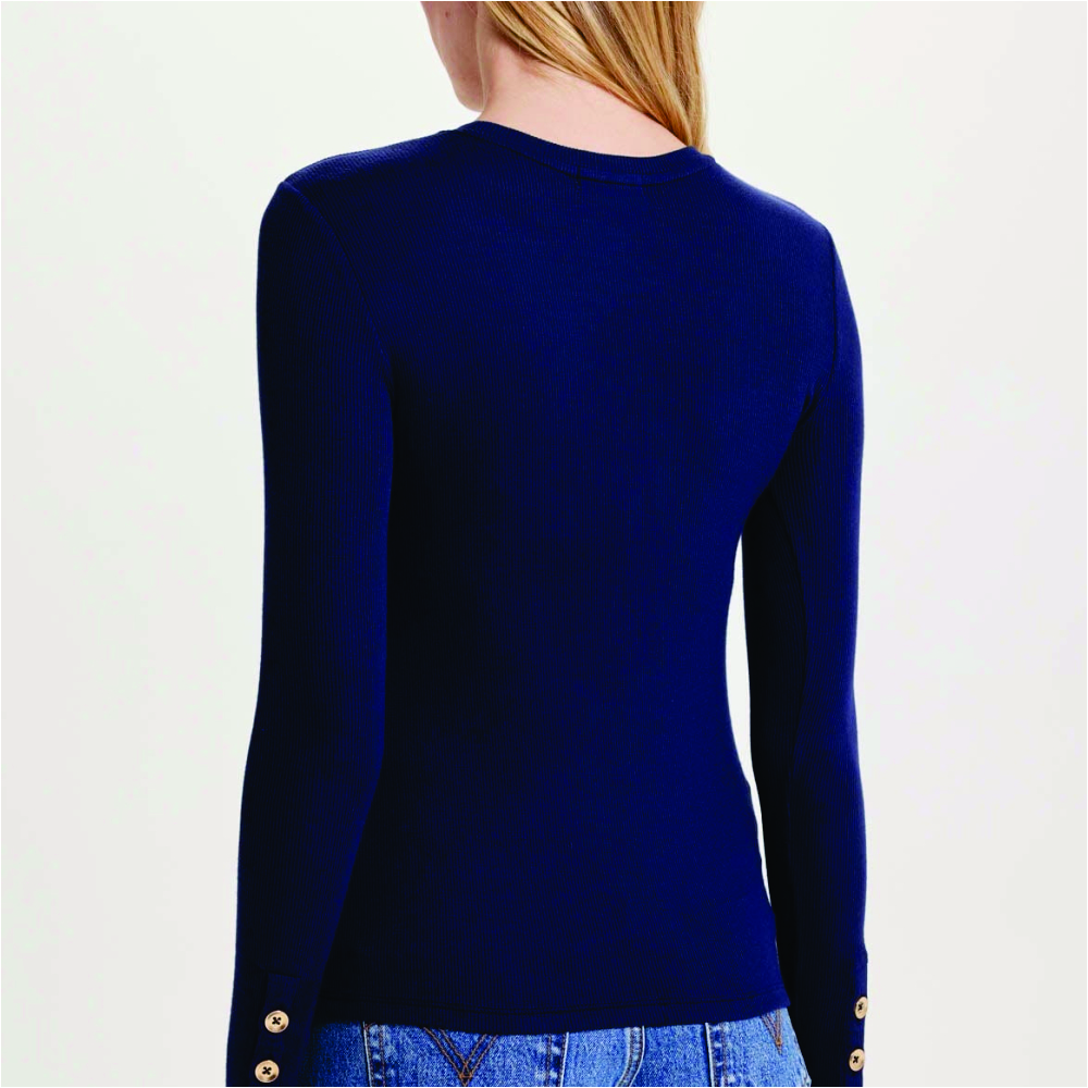 Women Long Sleeve Round Neck T-Shirts - Image 3