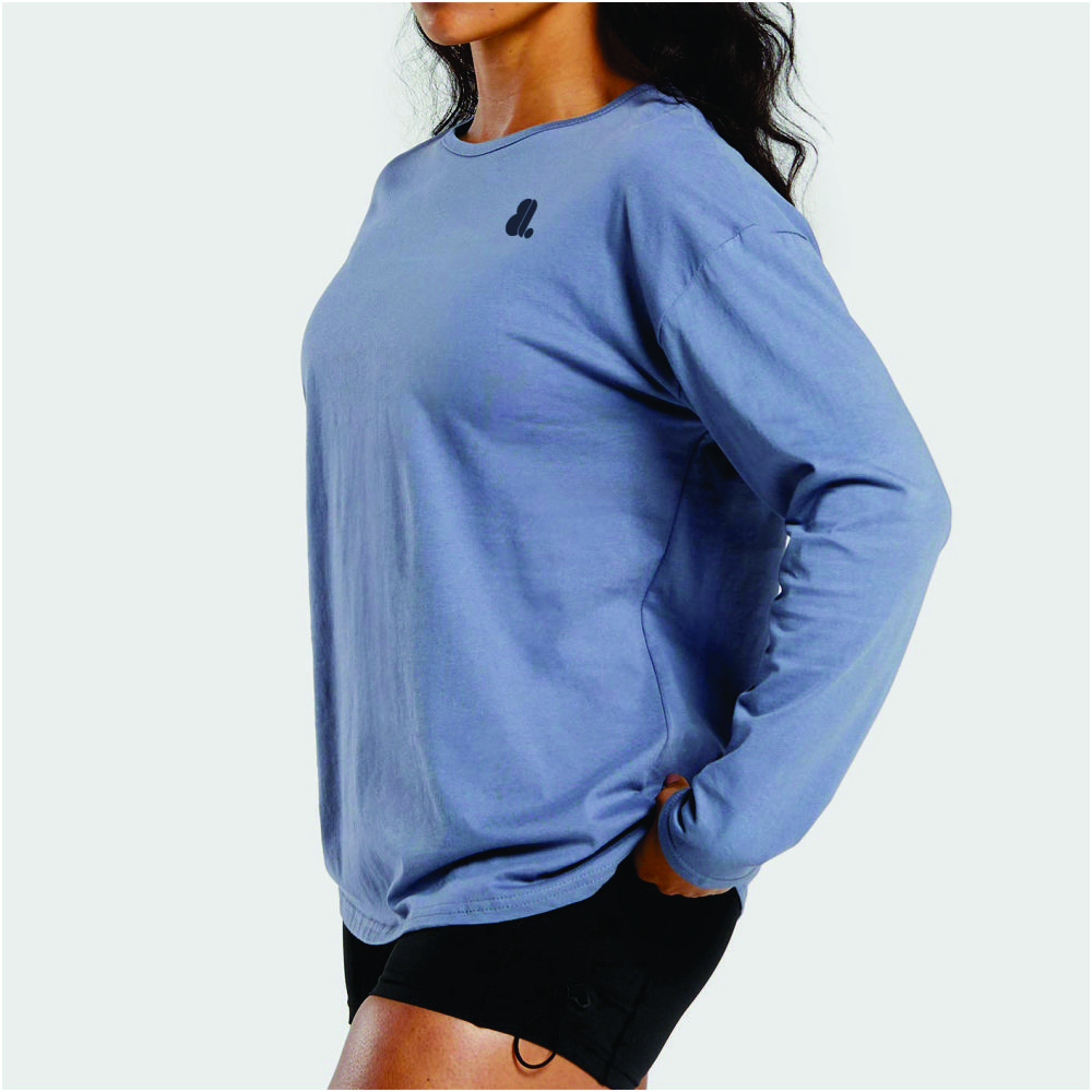Women Long Sleeve Oversize Solid Color - Image 5