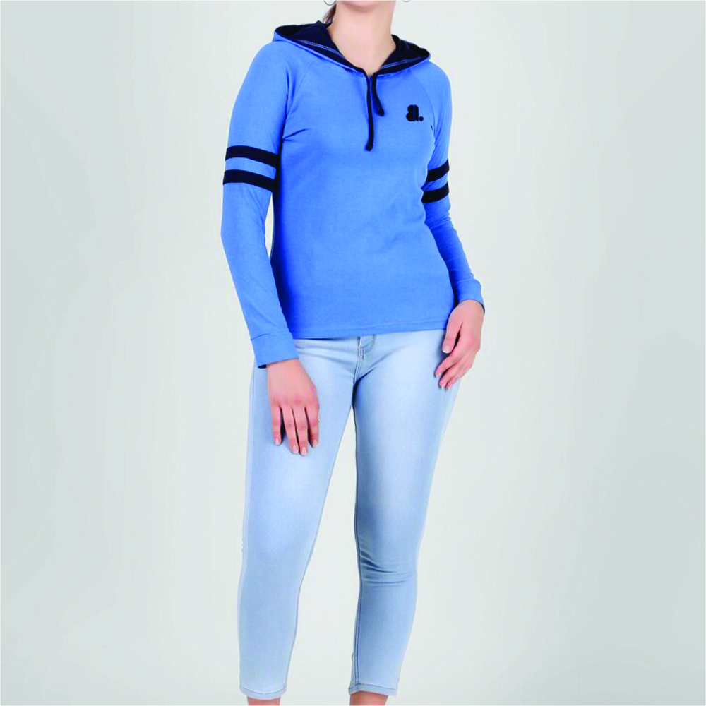 Women Long Sleeve T-Shirt Hoodie