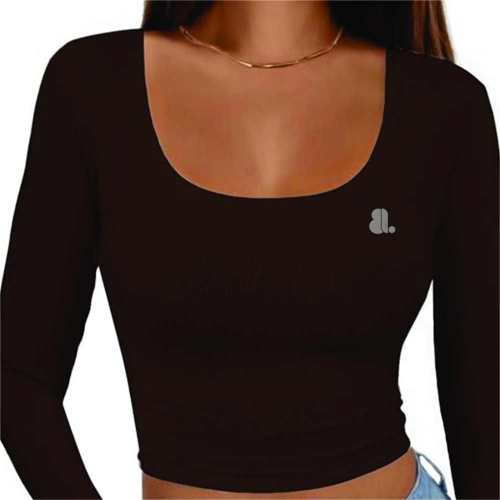 Women Long Sleeve Scoop Neck T-Shirts