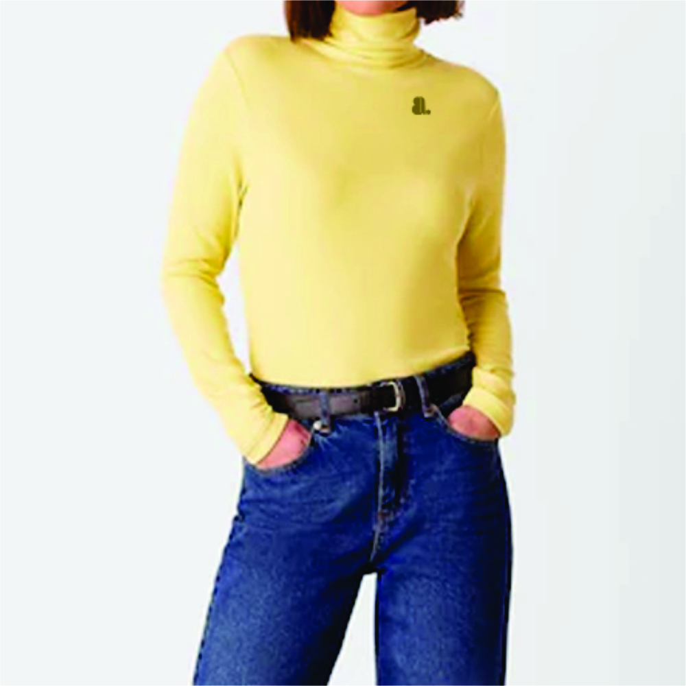 Women Long Sleeve Turtle Neck T-Shirts