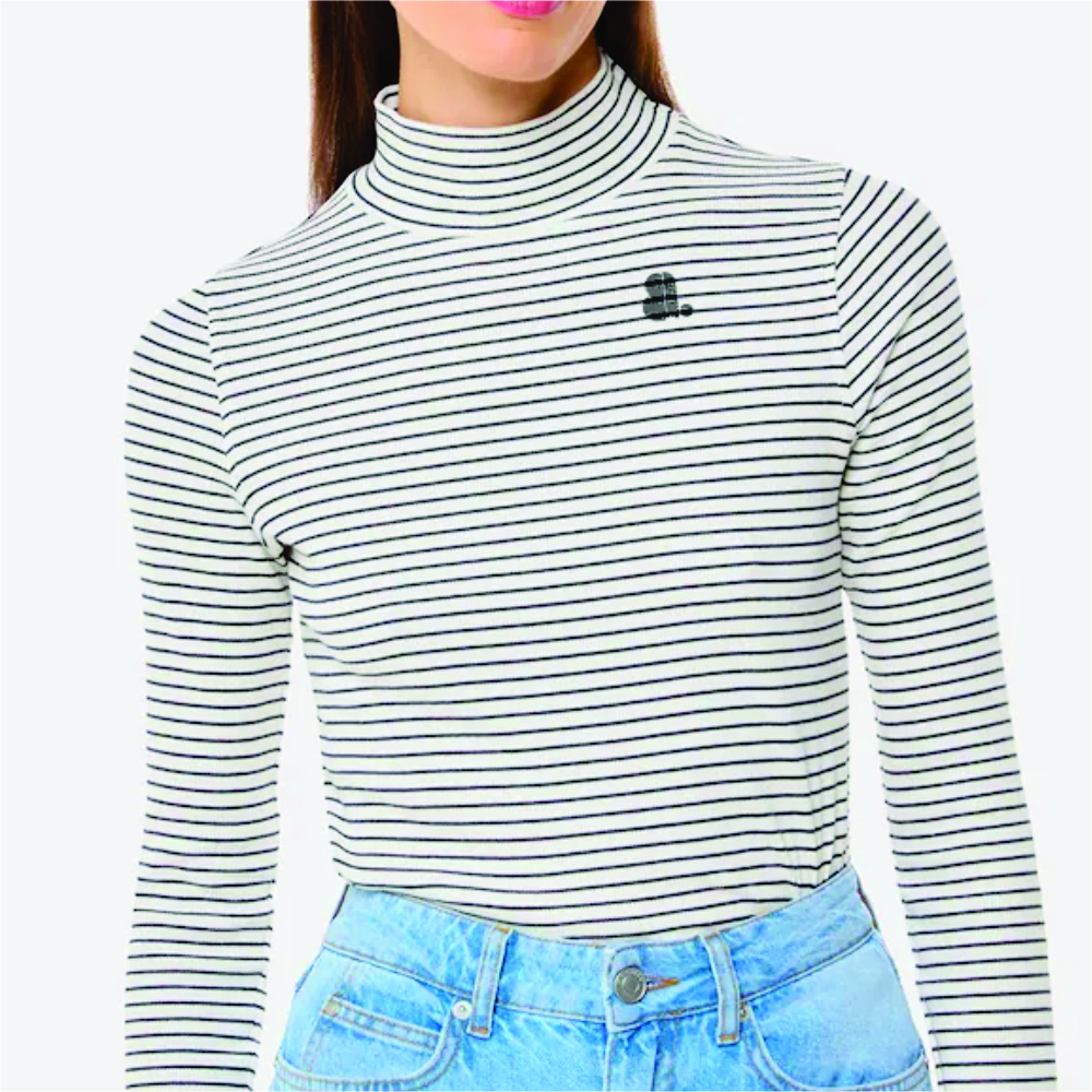Women Long Sleeve Turtle Neck T-Shirts