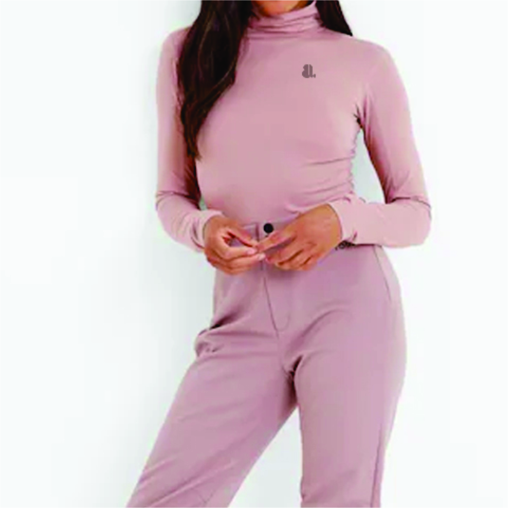 Women Long Sleeve Turtle Neck T-Shirts