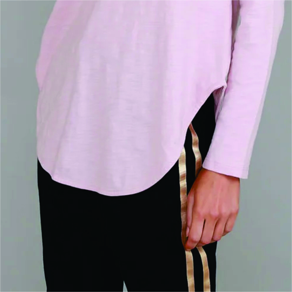 Women Long Sleeve Longline T-Shirts - Image 4