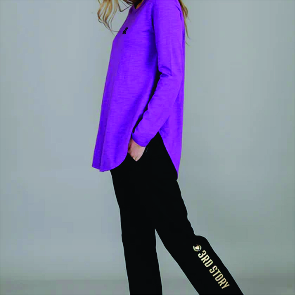 Women Long Sleeve Longline T-Shirts - Image 4