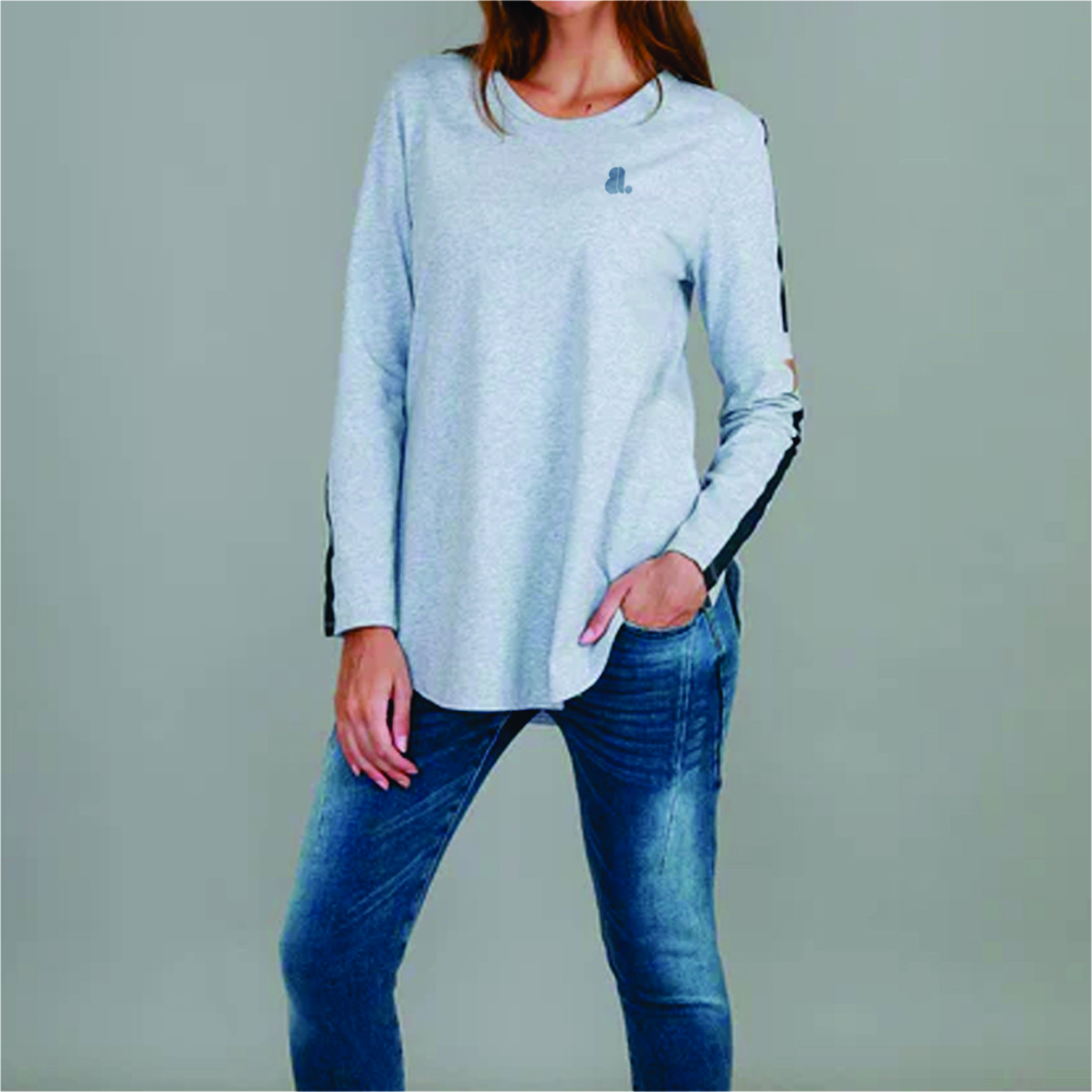 Women Long Sleeve Longline T-Shirts