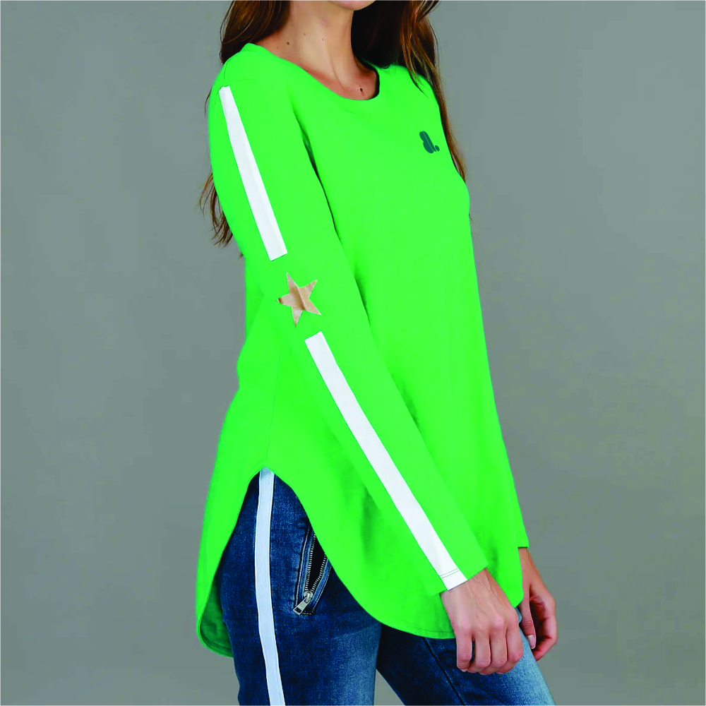 Women Long Sleeve Longline T-Shirts - Image 4