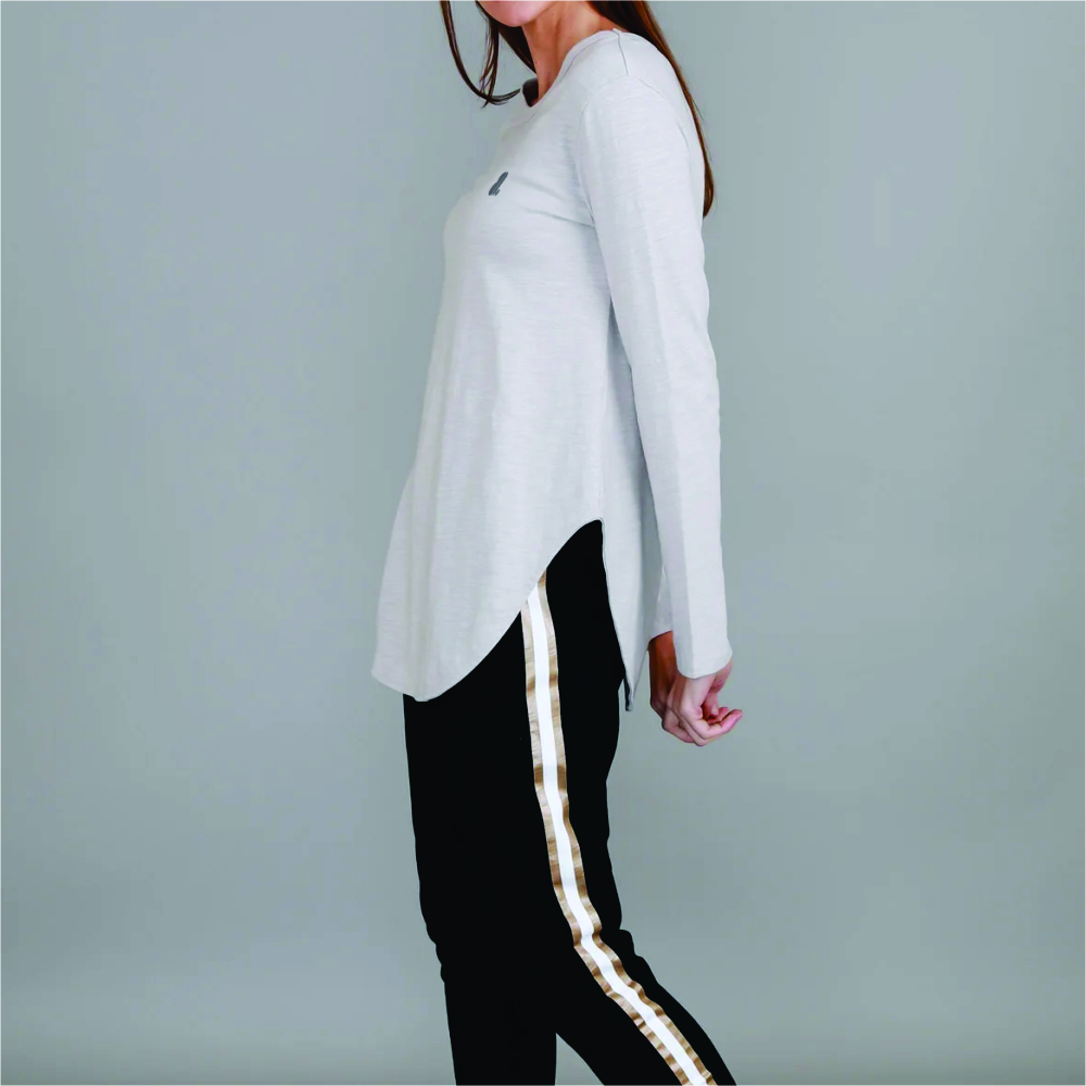 Women Long Sleeve Longline T-Shirts - Image 4