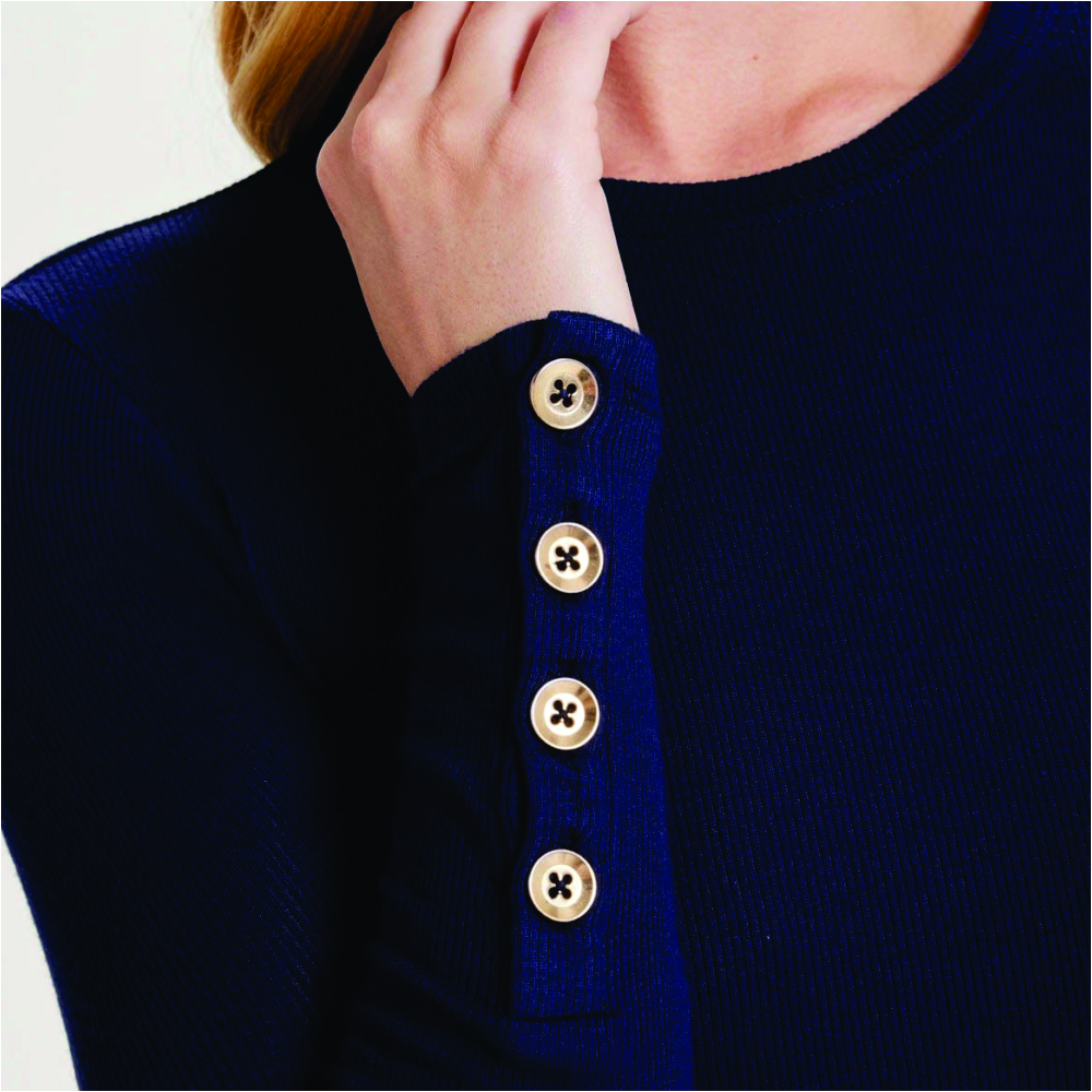 Women Long Sleeve Round Neck T-Shirts - Image 4