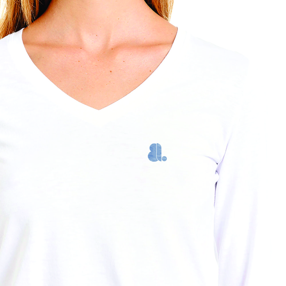 Women Long Sleeve V-Neck T-Shirts - Image 4