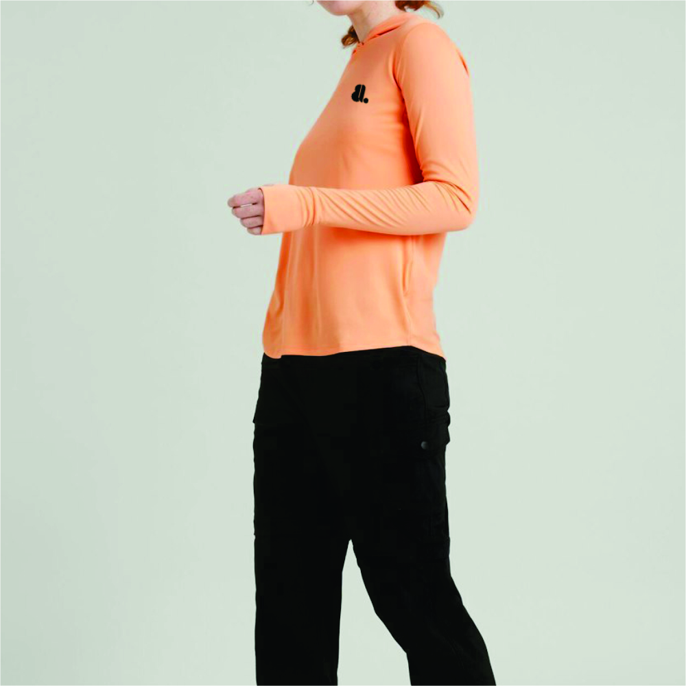 Women Long Sleeve T-Shirt Hoodie - Image 5