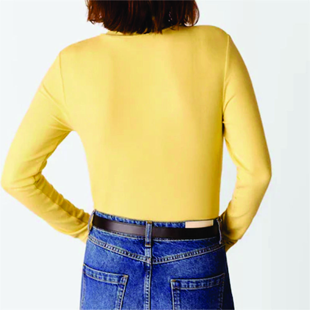 Women Long Sleeve Turtle Neck T-Shirts - Image 3