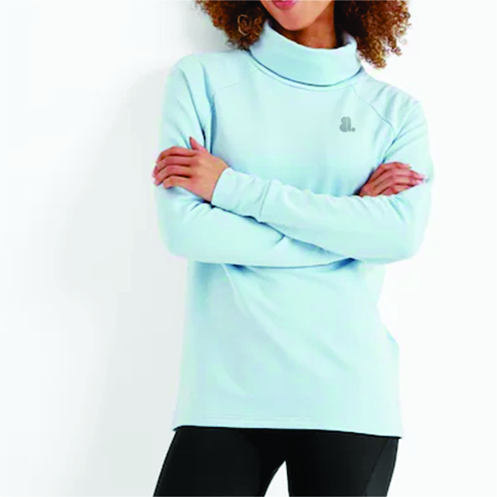 Women Long Sleeve Turtle Neck T-Shirts - Image 3