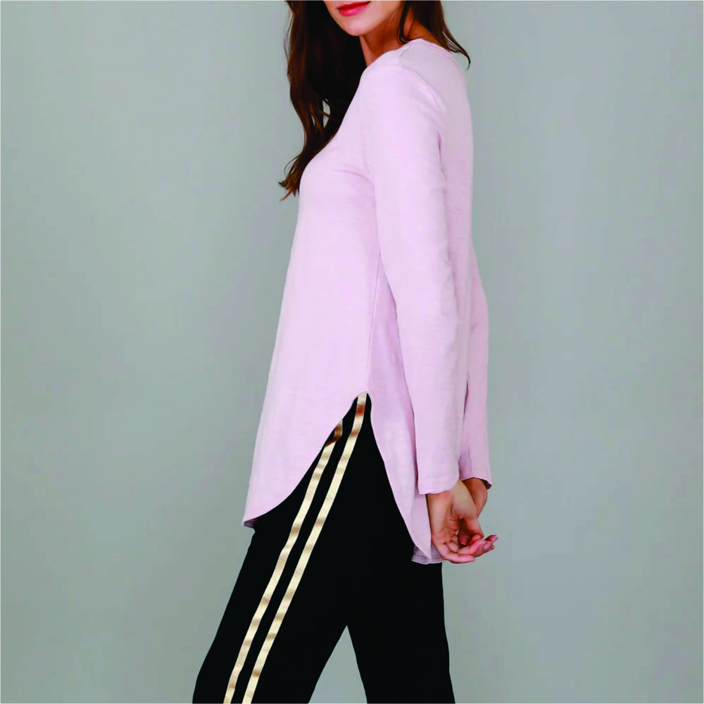 Women Long Sleeve Longline T-Shirts - Image 5