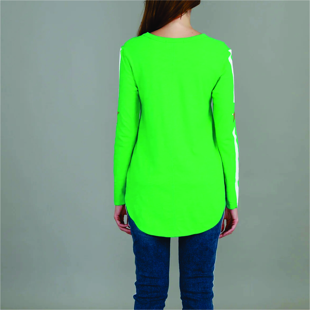 Women Long Sleeve Longline T-Shirts
