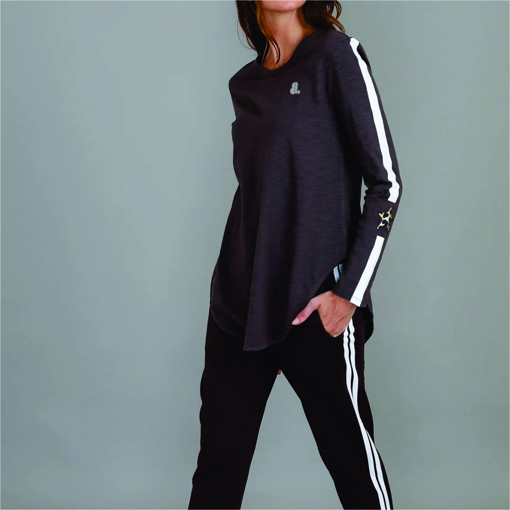 Women Long Sleeve Longline T-Shirts - Image 3