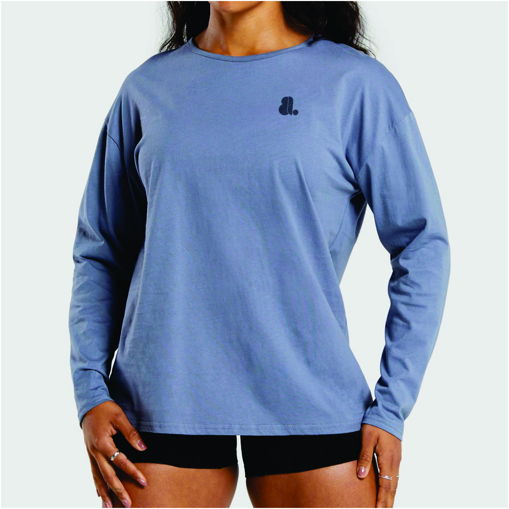 Women Long Sleeve Oversize Solid Color