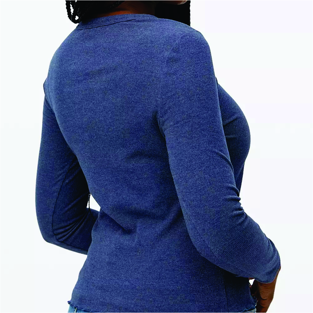 Women Long Sleeve Round Neck T-Shirts - Image 4