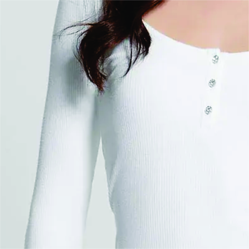 Women Long Sleeve Henley T-Shirt - Image 6