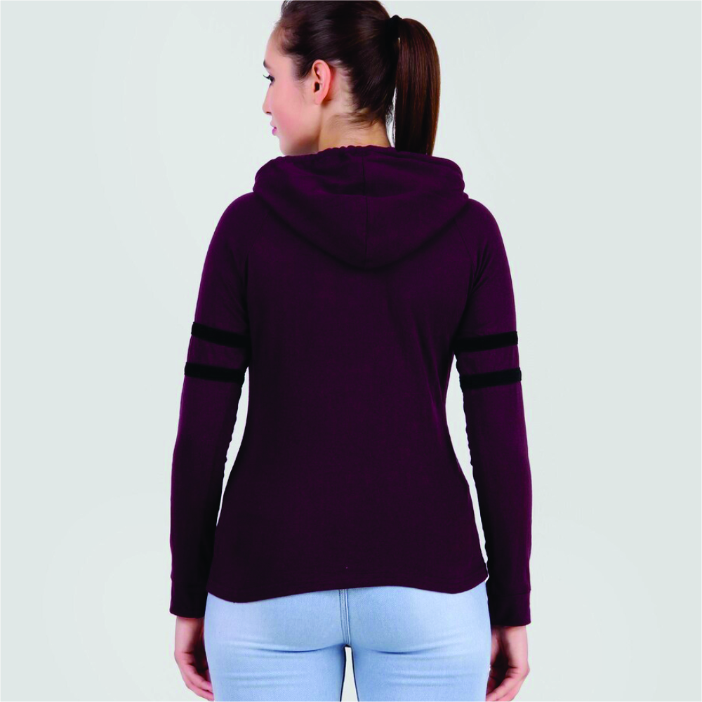 Women Long Sleeve T-Shirt Hoodie