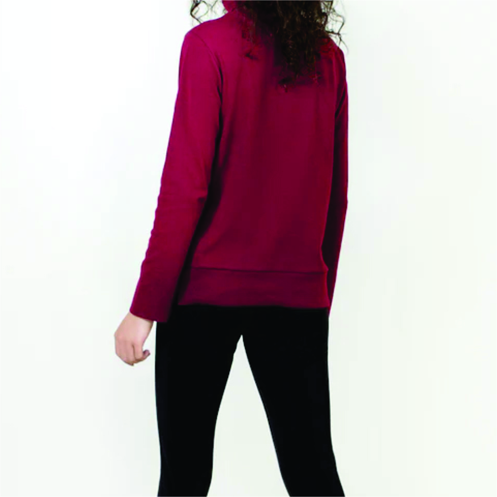 Women Long Sleeve Turtle Neck T-Shirts - Image 5