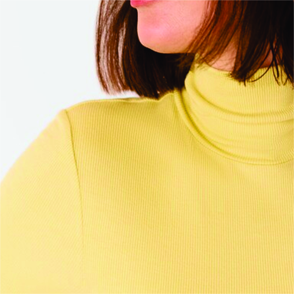 Women Long Sleeve Turtle Neck T-Shirts - Image 4