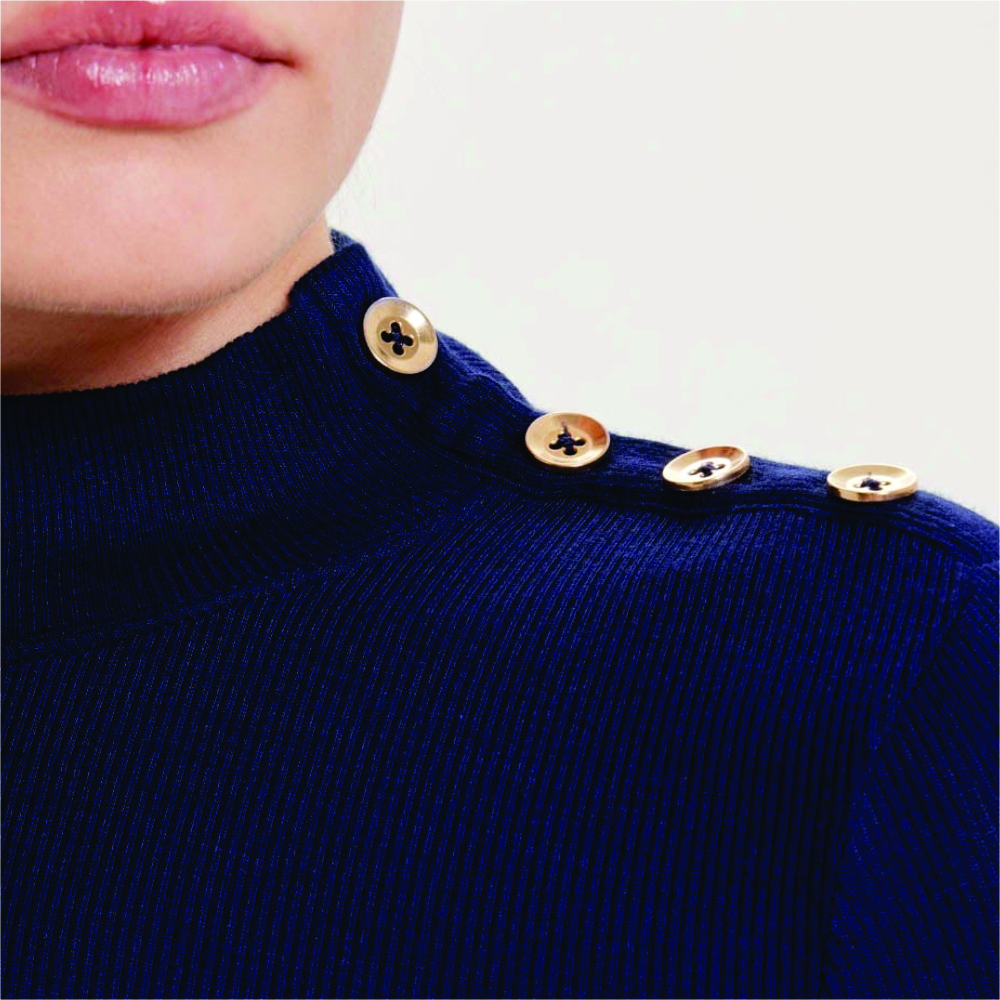 Women Long Sleeve Turtle Neck T-Shirts - Image 4