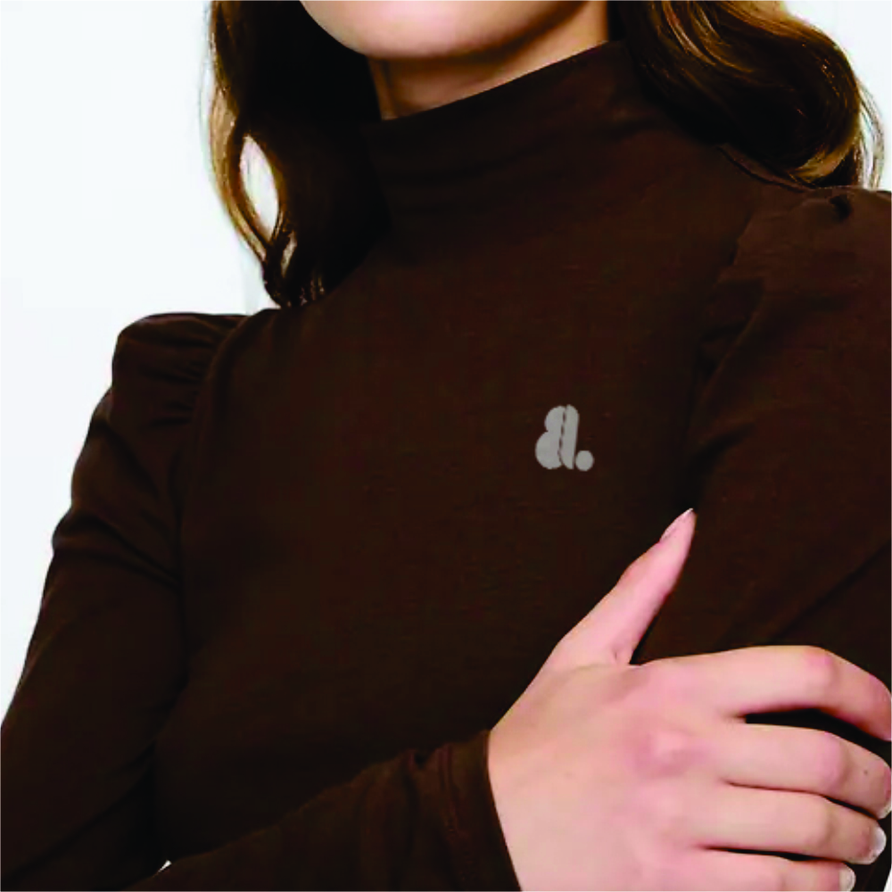Women Long Sleeve Turtle Neck T-Shirts - Image 5