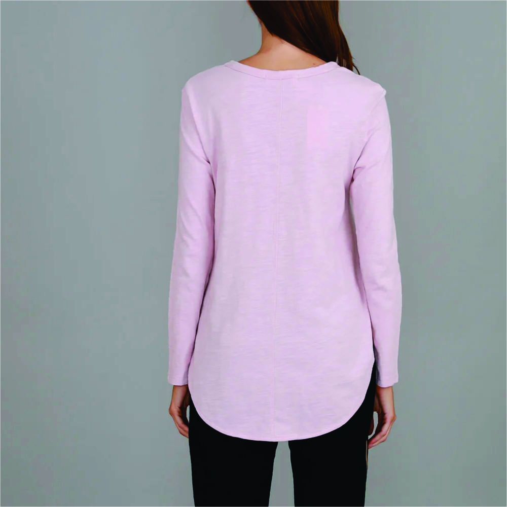 Women Long Sleeve Longline T-Shirts