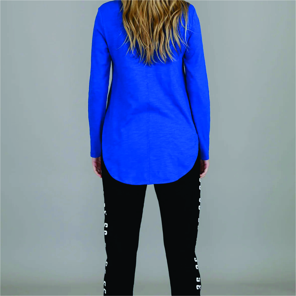 Women Long Sleeve Longline T-Shirts