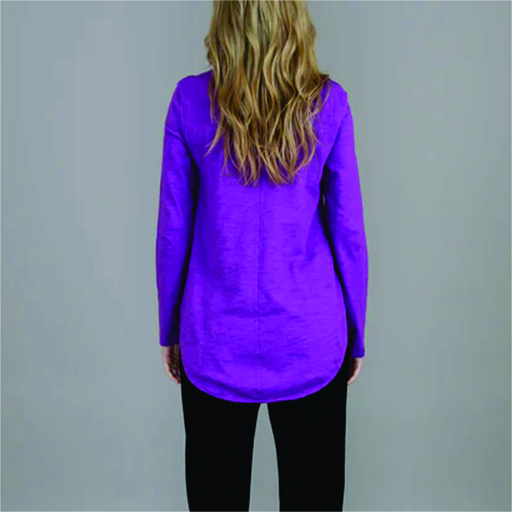 Women Long Sleeve Longline T-Shirts